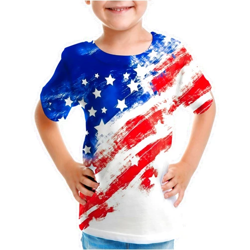 Pagaduan Big Kids Tie Dye Shirt for Boys Girls Short Sleeve Hippie Tshirt Senior Tee