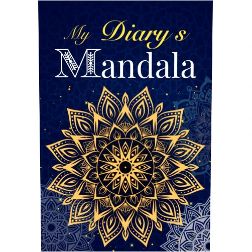 LinArt Book My Diary & Mandala: Coloring journal for teens and adults with animal and flower mandalas