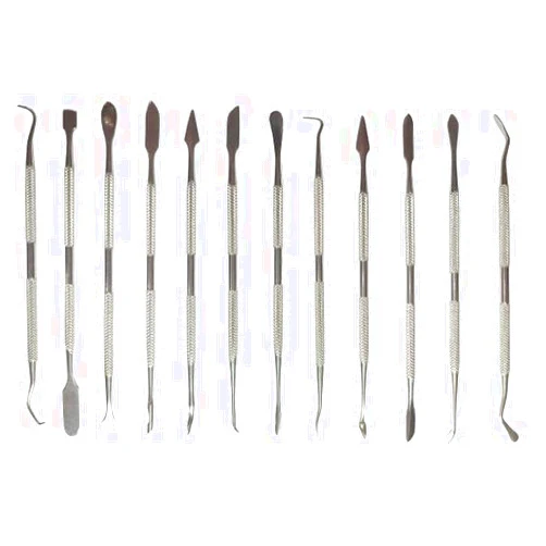 RELIBBA Wax Carvers Set 12-Piece Stainless Steel (R-126) Modeling Tools, Clay & Pottery Tools, Modeling, Sculpting, Carving Tools,Terracotta Tools