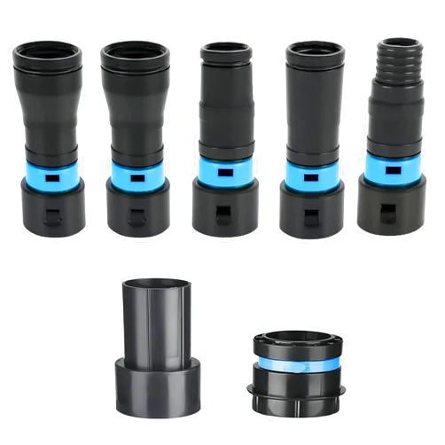 MITENSLE MITANSLE 7 Dust Collection Hose Adapters Kit for Home and Shop Vacuum Hose System, Expanded Adapter Set Fits Most Woodworking Power Tools and Sanders, Compatible With Multi-Brands