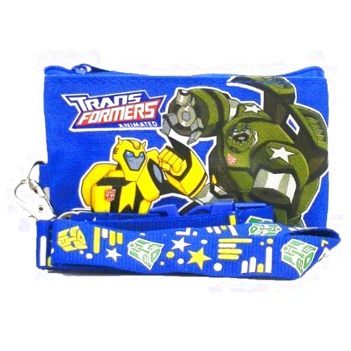 Kupapa Transformers Lanyard Blue with Detachable Coin Purse