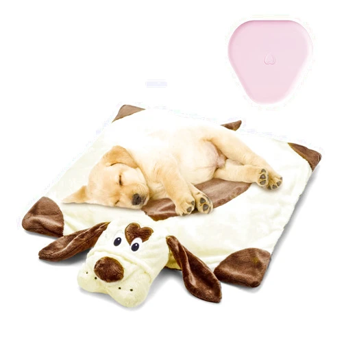 Moropaky Puppy Heartbeat Toy, Heartbeat Stuffed Animal for Puppy Anxiety Relief and Calming Aid, Dog Heartbeat Toy for Pet Comfort Sleep Aid Cuddle