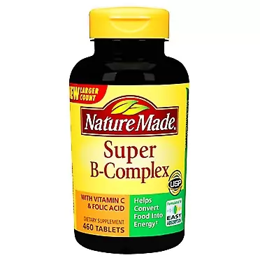 Nature Made Super B-Complex with Vitamin C 460 Tablets Dietary Supplement