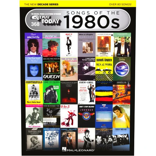 By Various (Author) Songs of the 1980s – The New Decade Series | E-Z Play Today Volume 368 | Easy Piano Songbook with 100 Classic Hits | Beginner Friendly Sheet Music for Keyboard and Organ