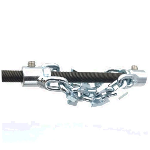 LEADFEN with carbide-tip drain cleaning cutter DN50mm pipe snake cleaner 8mm flexible shaft cable sewer rotary collision chain