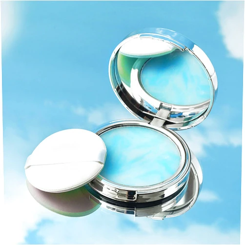 Grospe Oil Control Face Pressed Powder, Jelly Pressed Powder Face Makeup Setting Powder, Powder Free Delicate and Skin-friendly, Flawless Matte Long Lasting Finishing Lightweight Waterproof Face Cosmetics