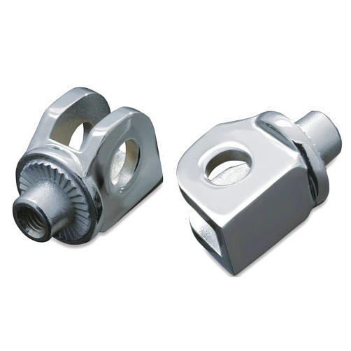 Kuryakyn 8813 Splined Male Mount Peg Adapters for Front Footpegs and Floorboards: 1987-2018 Kawasaki Motorcycles, Chrome, 1 Pair