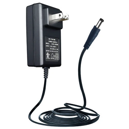 ANLINK UL Listed 24V 0.5A 500mA Power Supply Adapter, AC to DC 24 Volt 12W 6ft Extra Long Wall Charger Power Cord for Essential Oil Diffuser Aromatherapy Humidifier and More 24V Devices, Plug 5.5mm x 2.1mm