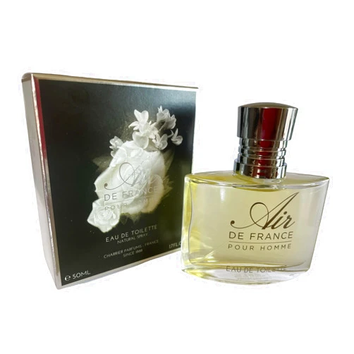Charrier Parfums ‘Air de France pour Homme‘ Eau de Toilette Spray for Men - 50ML 1.7 Fl. Oz - Made in Provence, France