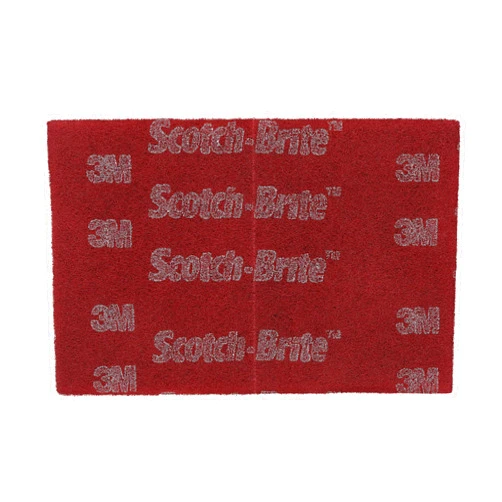 3M Scotch-Brite 7447B Pro Hand Pad, Very Fine Grade, Bulk Pack of 60, 6 in x 9 in, No Perforations, Aluminum Oxide, Load Resistant, General Purpose Sanding, Surface Activation, Pre-Paint Scuffing