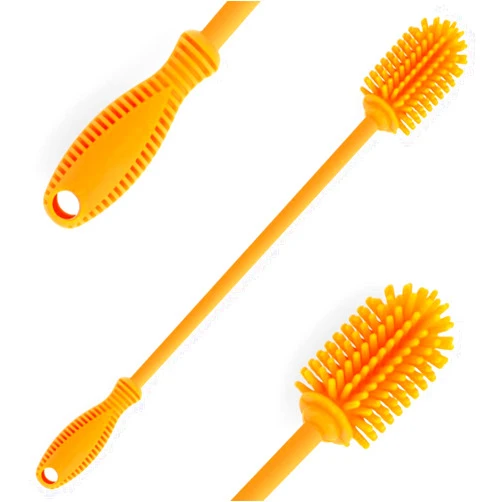DdLUCK Silicone Bottle Cleaning Brush with Long Handle,12.5