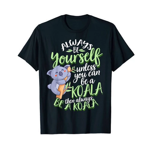 Koala Tshirt Für Kinder Damen Koalabär Süß Mädchen Koala gift bag, sleeping pyjamas, cuddly toy saying T-Shirt