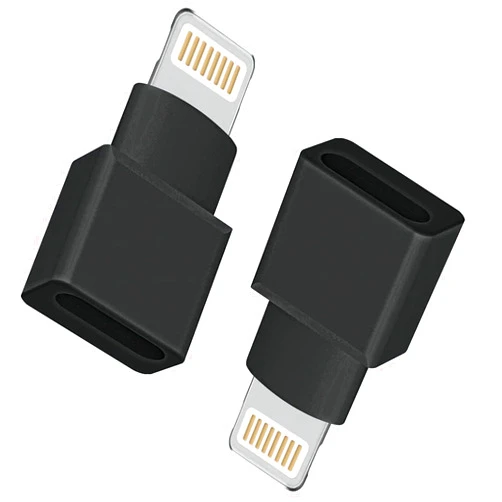 DESOFICON 2Pack Apple MFi Certified Lightning Extender Adapter, Male to Female, 8-pin for iPhone 13 12 11 X XS XR 8 7 6 iPad Transfer Audio Video Data
