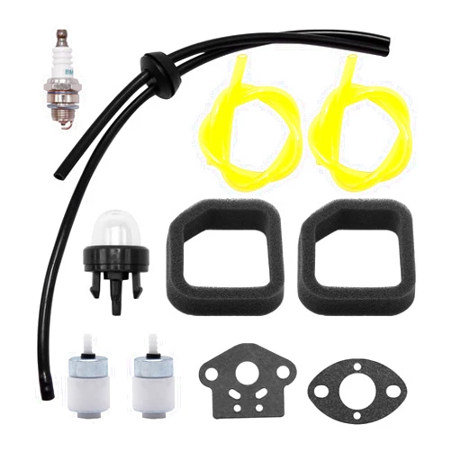 Anxingo 5687301 Air Filter + Fuel Line Assembly Primer Bulb for Ryobi Trimmer RY251PH RY254BC RY25AXB RY30020 RY30020A Ryobi Blower BM254BV RY08510 RY08544 RY08548 RY08570 Ryobi Cultivator RY60511A