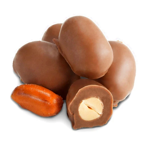 Dulcefina chocolate and Sweets, Milk Chocolate Double Dipped Peanuts (1.500 Lbs)