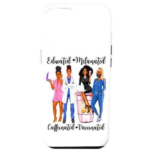 Lush Nursing iPhone 12 Pro Max Funny Vaccination Nurse Black Queen Woman African American Case