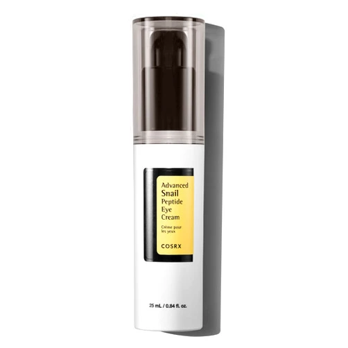 COSRX Snail Peptide Eye Cream with 73.7% Snail Mucin and Niacinamide - Brightening Korean Night Cream for Fine Lines and Dark Circles
