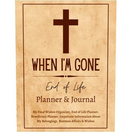 Lorena Orlanda End of Life Planner: Affairs and Last Wishes Organizer to Make Life Easier for Those You Leave Behind, Peace of Mind Journal, 120 Pages Large Size 8.5 x 11 inches