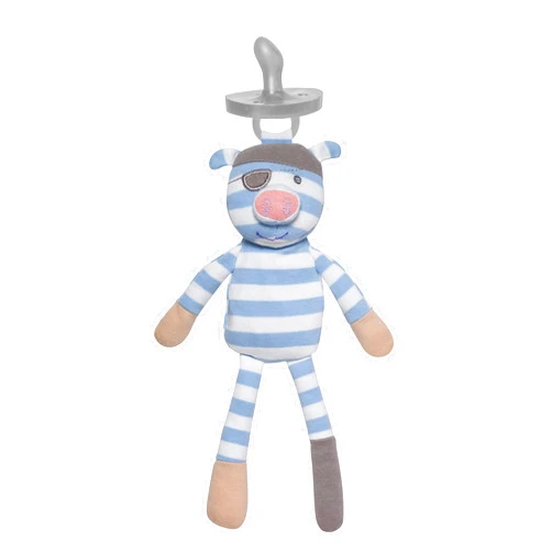 Organic Farm Buddies by Apple Park Pacifier Buddy | Non-Toxic, Hypoallergenic, 100% Organic Cotton for 0m+ | Pacifier Holder for Newborns and Infants
