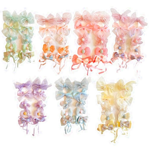 Likeggoad Colorful Baby Hair Accessories, 40 Pcs Cute Butterfly Flower Snap Barrettes for Toddlers, Teens, and Kids (Random Sets)