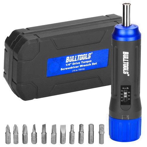 BULLTOOLS Torque Screwdriver Wrench Set, 10 to 70 Inch Pounds Torque Wrench Set for Bike Repairing and Mounting-01
