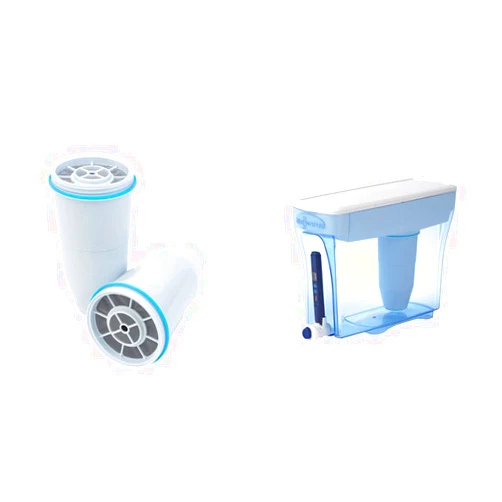 ZeroWater Starter Pack Bundle, 23 Cup Dispenser and 2-Pack Replacment Filters