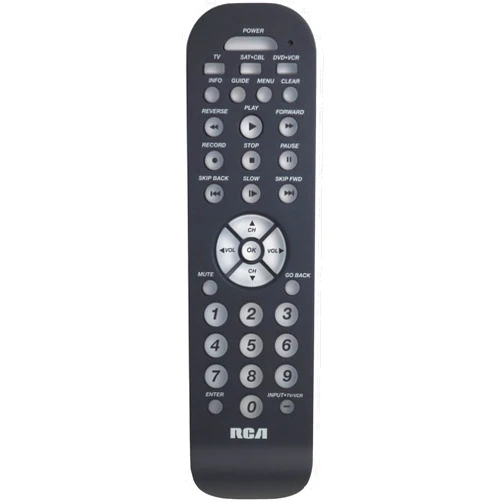 RCA 3-Device Universal Remote Control Platinum Pro, Easy Setup, Long Range IR, Replaces And Consolidates Most Major Remote Brands