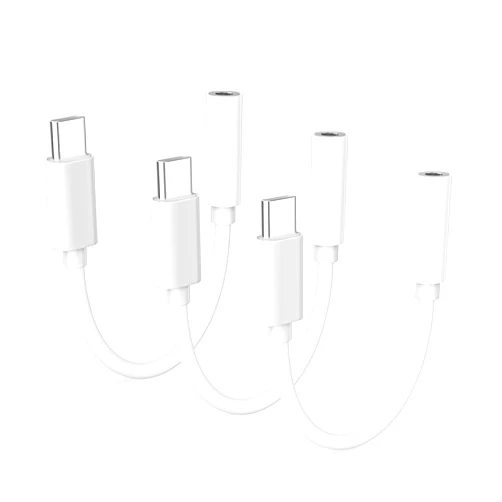 Lezaface [MFi Certified]3Pack USB C to 3.5mm Headphone Jack Adapter,Headphone Adapter for iPhone 16,USB C to Aux Audio Dongle Cable for iPhone 16/16 Pro/16 Pro Max/15/15 Pro/15 Pro Max,Galaxy S23 S22 Ultra
