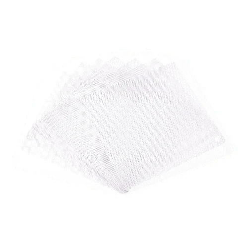 MECCANIXITY 120mm Computer Fan Filter Grills PVC Mesh Dustproof Case Cover for Computers, White Pack of 8