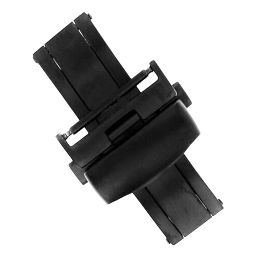 Ewatchparts 16mm 18mm 20mm 22mm 24mm Matte Black Pvd Butterfly Deployment Buckle Calsp Steel