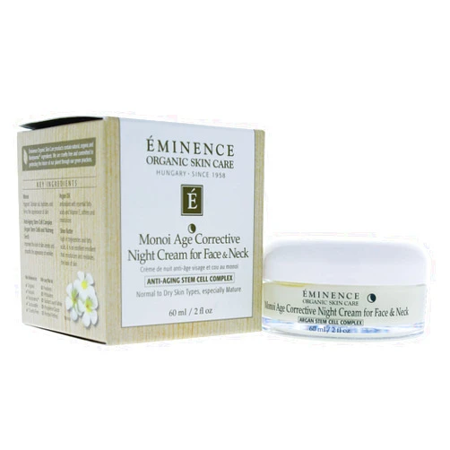 Eminence Monoi Age Corrective Night Cream for Face and Neck, 2 Ounce
