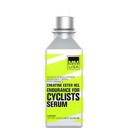 MMUSA Cyclist-Optimized Creatine Serum. Amplifies Cycling Sports Performance, Boosts Nitric Oxide Levels, Stamina, Energy, Endurance & Focus. Fights Fatigue & Lactic Acid Build Up. Cherry, 5.1 Fl Oz