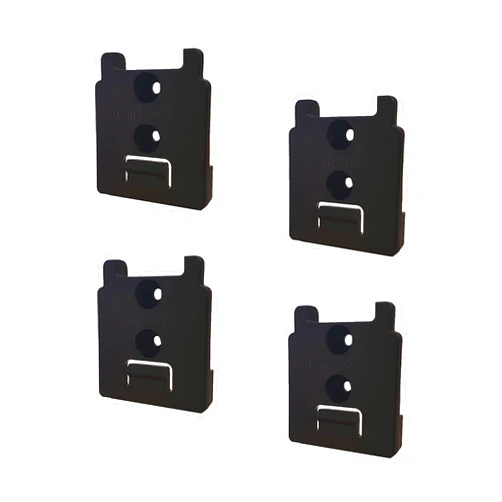 StealthMounts Tool Holder Compatible with Bauer 20V (4 Pack) - Black | StealthMounts Locking Tool Mounts | Made in the UK