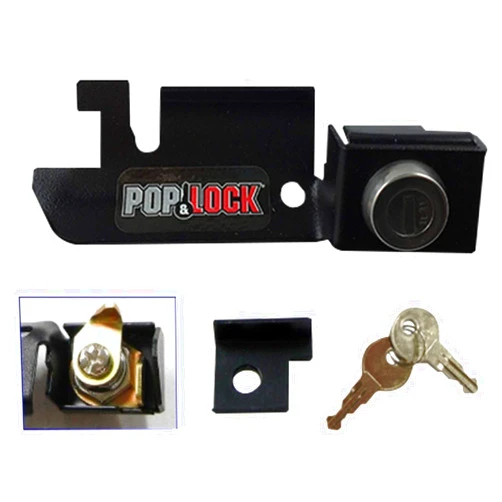 Pop & Lock – Manual Tailgate Lock for Ford F150, Fits 1987 to 1996 - Works Only with Factory Plastic Handle (Black, PL2310)
