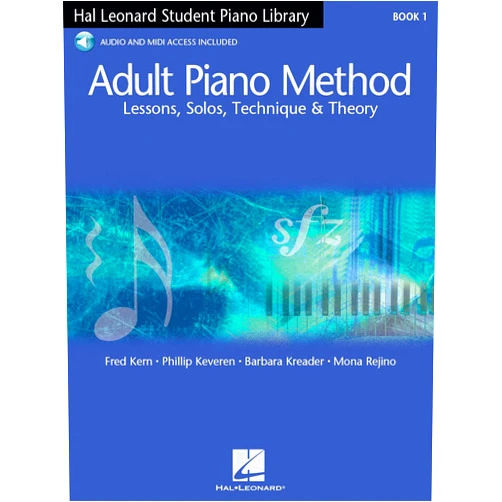 By Fred Kern (Author), Barbara Kreader (Author), Phillip Keveren (Author), Mona Rejino (Author) & 1 more Adult Piano Method Book 1 | Hal Leonard Beginner Piano Lessons with Theory, Technique, and Solos | Includes Online Audio Access with Playback Plus | ... Leonard Student Piano Library (Songbooks))