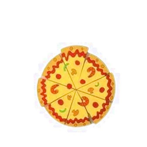 Dadulam Pizza Coasters PVC Silicone Cup Coasters,Heat Resistant Trivets for Pots & Hot Dish (Small)