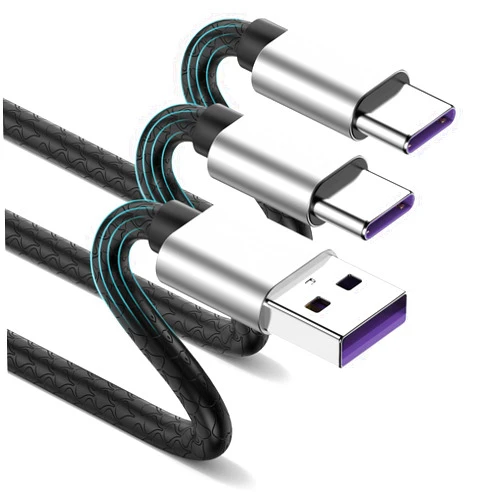 CyvenSmart USB Type C Cable 10ft, [2 Pack] USB A 2.0 to USB-C 10 ft Type C Fast Charger Extra Long Durable TPE USBC to USBA Cord for iPhone 15 Pro Samsung Galaxy A10/A20/A51/S10/S9/S8 Plus/Note 9/8,LG