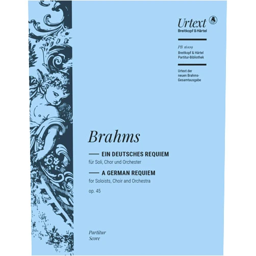 Johannes Brahms,Michael Musgrave Brahms: Ein deutsches Requiem, Op. 45 - German Requiem (Full Score)