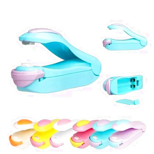THUNGKARAT New 2024 Vacuum Food Sealer Mini Portable Heat Sealing Machine Impulse Bag Sealer Seal Machine Plastic Bags Sealing Tools Tray Mold Decoration Kitchen Accessories Creative Gift