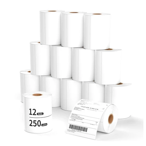 Methdic 4x6 Direct Thermal Shipping Labels for UPS USPS 3000 Labels(12Rolls)
