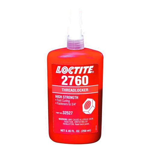 Loctite 32527 Red 2760 High-Strength Threadlocker, 250 mL Bottle