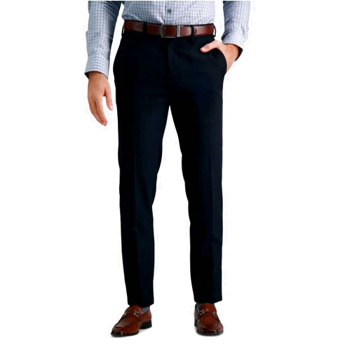 Louis Raphael Men's Slim Fit Stretch Premium Gabardine Dress Pant