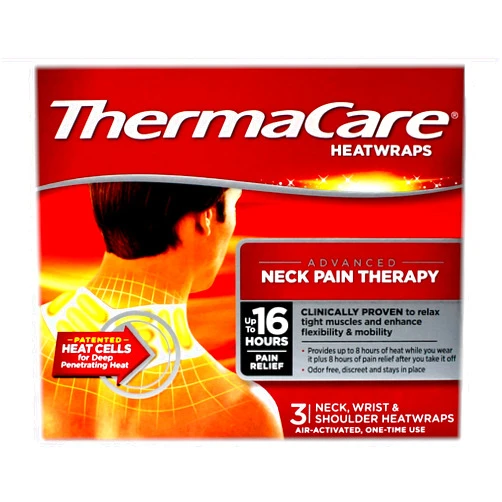 ThermaCare HeatWraps Neck, Wrist & Shoulder - 3 ct, Pack of 3
