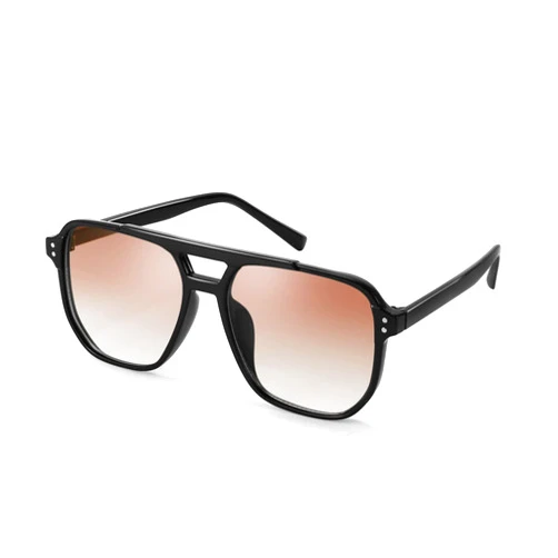 FEISEDY Retro Square Aviator Sunglasses Women Men 70s Vintage Trendy Plastic Frame Sun Glasses B2835