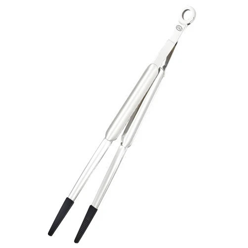 Rösle Rosle 12986 Stainless Steel Fine Tipped with Silicone Needle-Nose Pliers Cooking Tongs