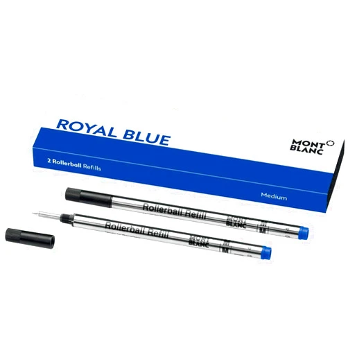 Montblanc - 2 Rollerball Refills Royal Blue M (medium)