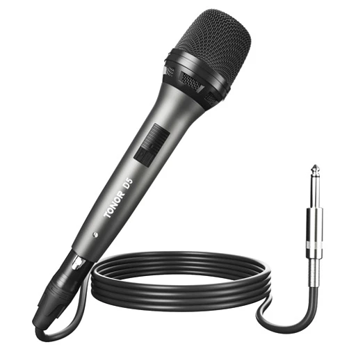 TONOR Professional Vocal Microphone for Singing, Dynamic Handheld Wired Karaoke Mic, Cardioid Studio Microfono with 4.5M XLR to 1/4