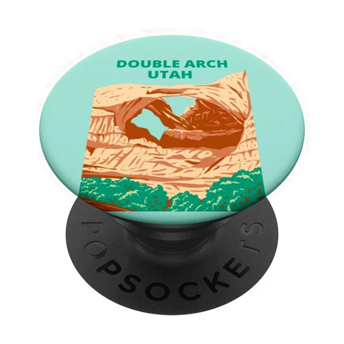 Double Arch Utah souvenir PopSockets Swappable PopGrip