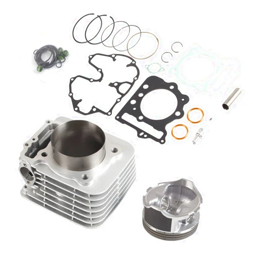 RANSOTO 89mm 440CC Big Bore Cylinder Piston Gasket Top End Rebuild Kit Compatible with 1999-2014 TRX400X TRX400EX Sportrax XR400R Replace 12100-KCY-670 12100-HN1-A70