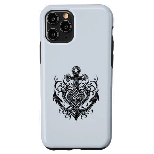 Best Tribal Tattoo Designs I Trends I Born for Art iPhone 11 Pro Anchor, heart, symbol, sea, sailing, ship, distressed style Case
